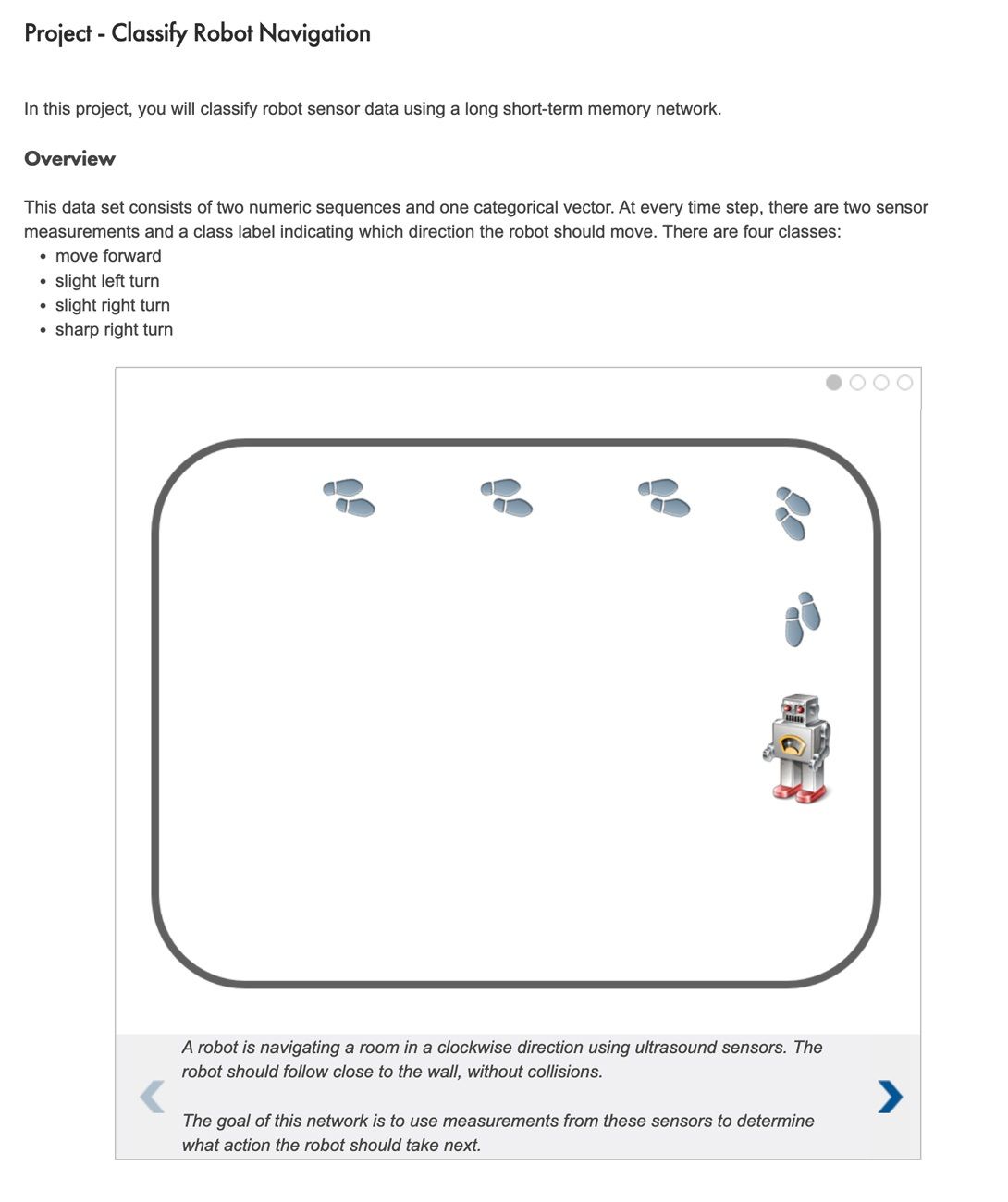 Screenshot of MATLAB Academy webpage showing a project from the Deep Learning with MATLAB online course.