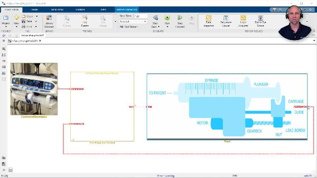 Model bioreactors and medical devices using Simulink.