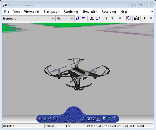 Simulink screenshot of a UAV simulation. 