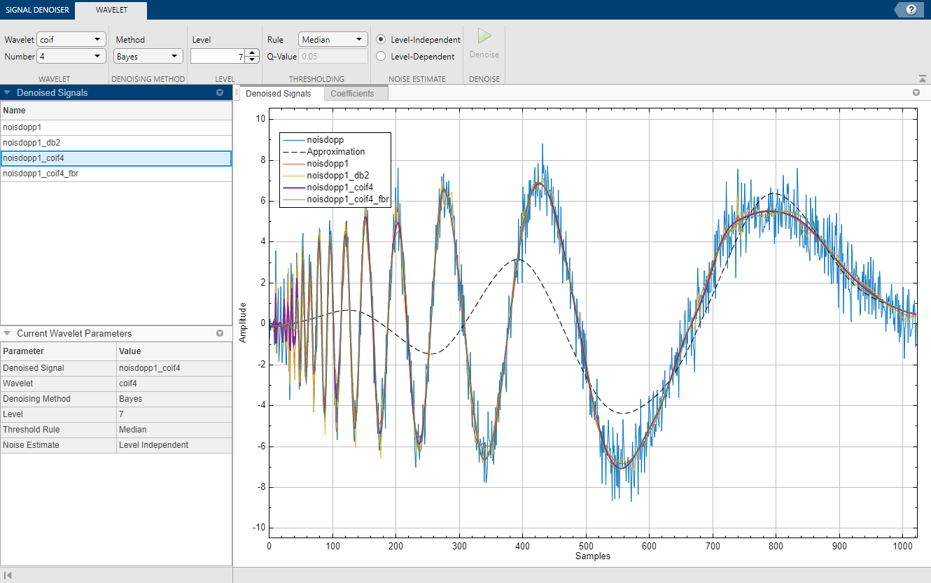 Wavelet Signal Denoiser-App