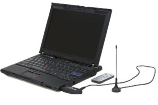 Laptop mit RTL-SDR-Unterstützung der Communications Toolbox.