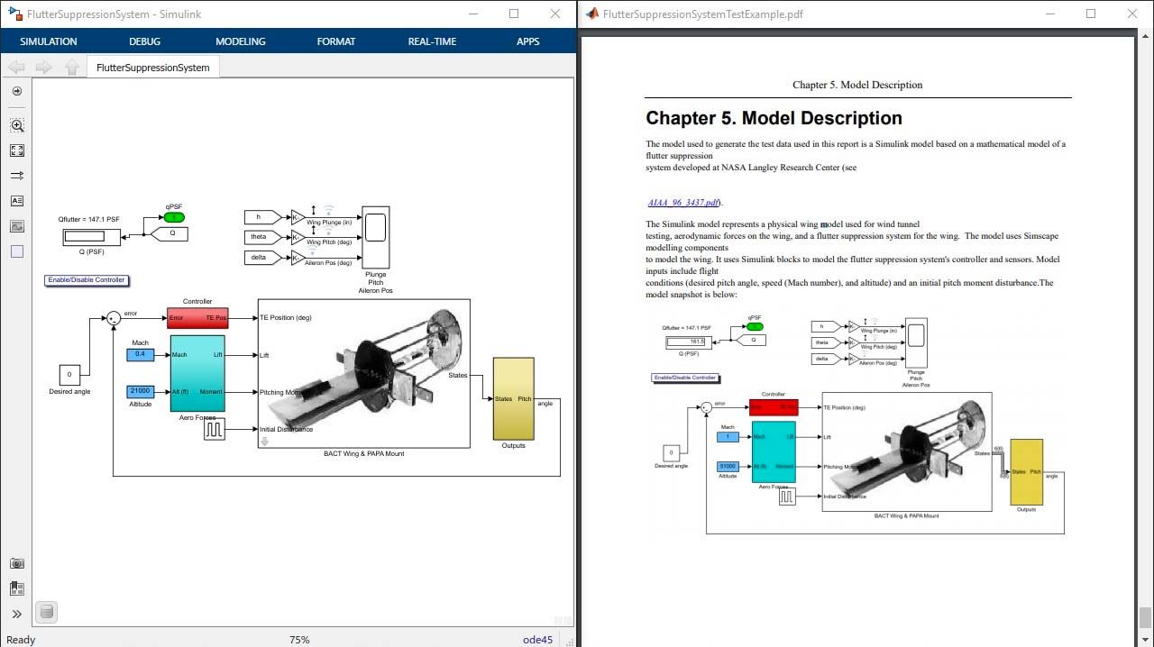 Dokumentieren Sie zusammengefasste oder detaillierte Informationen zu einem Systementwurf und die zugehörigen Anforderungen, und prüfen Sie die Entwurfsinformationen, ohne das Simulink-Modell öffnen zu müssen.