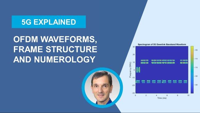 Explore the basics behind 5G NR waveforms, frame structure, and numerology. This video also explains how adaptive bandwidth parts help reduce power consumption.