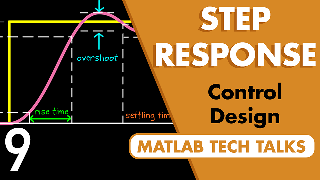 This video covers a few interesting things about the step response. We’ll look at what a step response is and some of the ways it can be used to specify design requirements for closed loop control systems.