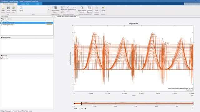 Learn how MATLAB can help you manage your data and extract useful condition indicators of your system.