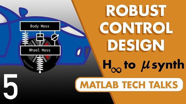 This video goes through a robust controller design for an active suspension system. We start with H infinity synthesis to design a controller for a nominal plant model and then expand on that concept to design a robust controller using mu synthesis.