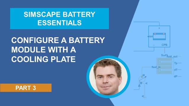 Learn how to configure a battery module with a cooling plate using Simscape Battery, a new product in the Simscape portfolio.