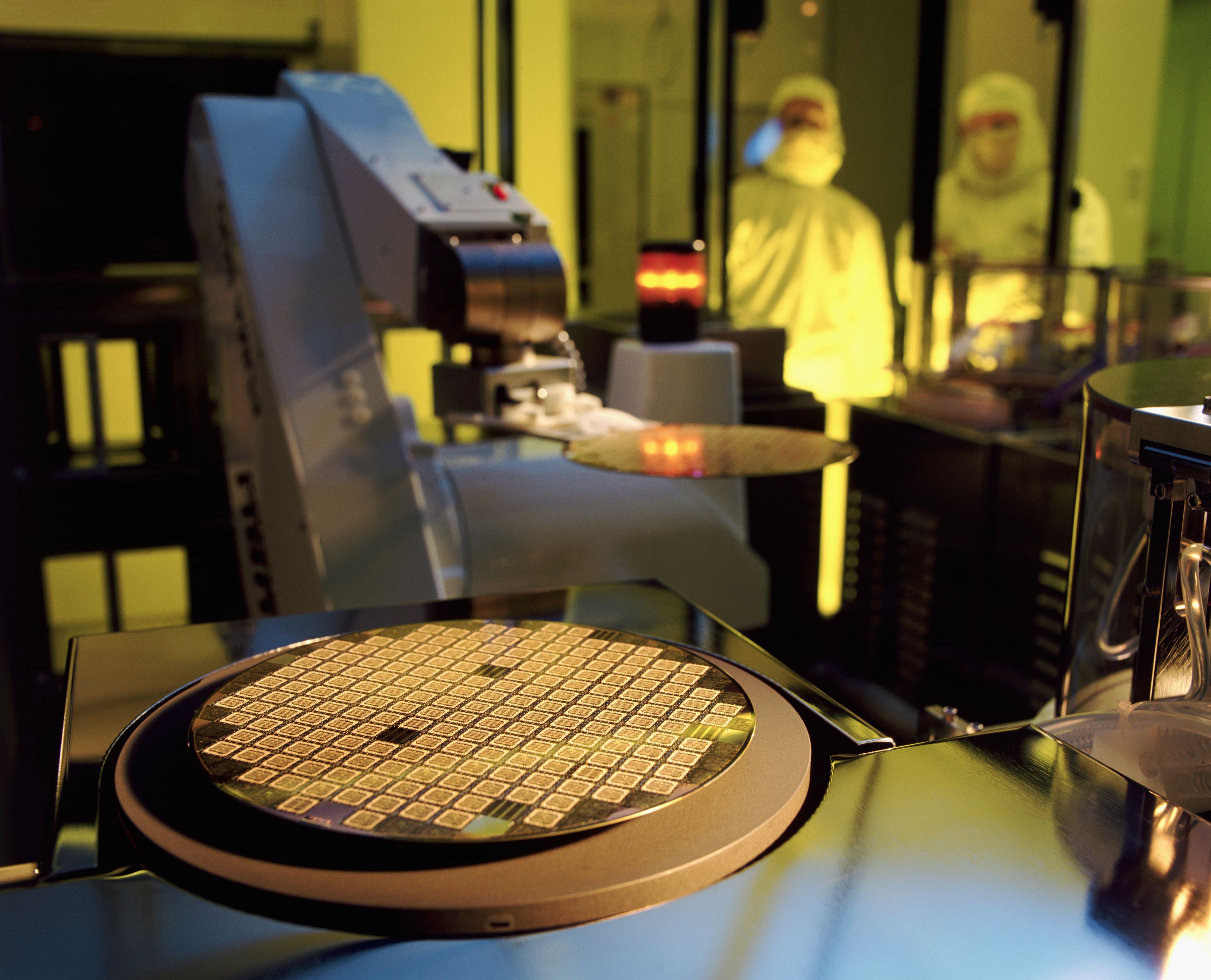 A manufacturing analytics setup in a lab.