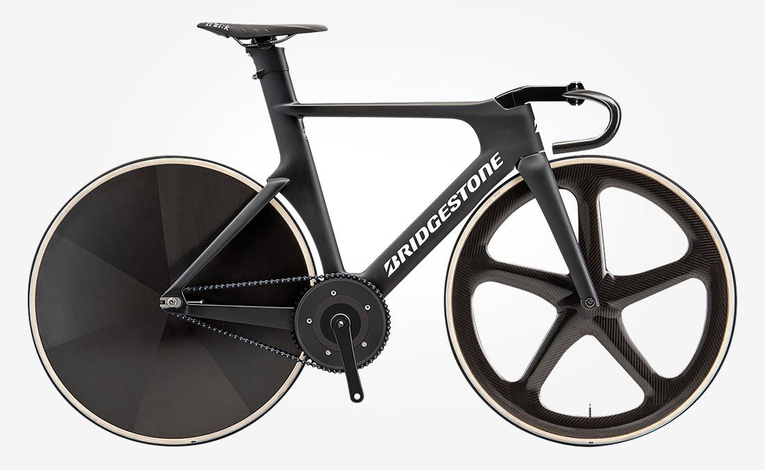 Side view of the Bridgestone Anchor Sprint bicycle.
