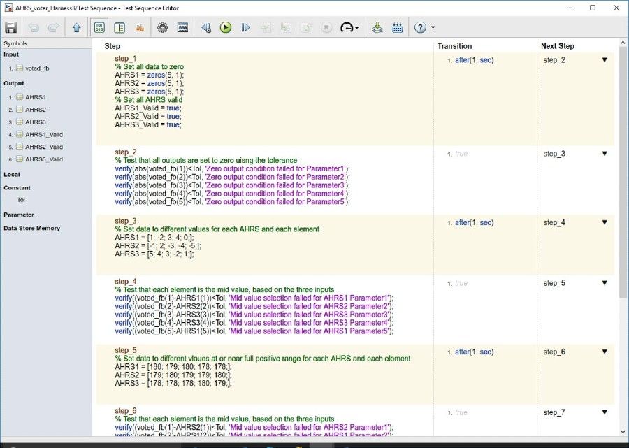 Figure 4. Test Sequence block.