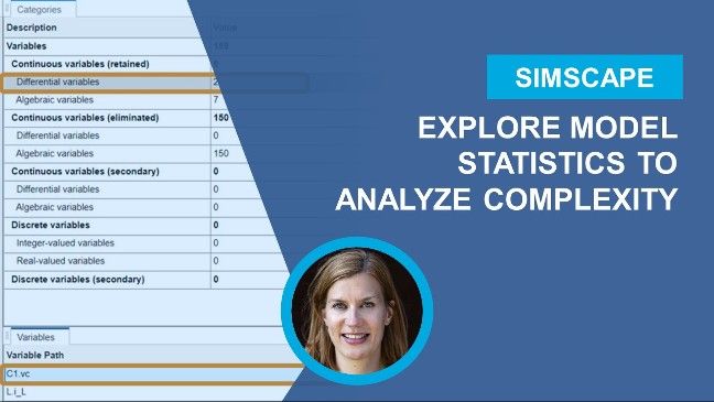 This video shows how the Statistics Viewer will aggregate Simscape model statistics for a given model with its solver configurations.