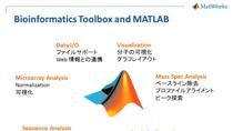 バイオメディカル、情報生命科学の分野において、MATLABは米国や欧州を始め海外で幅広く利用されています。基本的な統計解析から始まり、脳波計測・解析、MRI画像の分析、薬物動態学に代表されるような人体をモデル化しシミュレーションするPK/PD解析、次世代シーケンサー (NGS) に使用するような、バイオインフォマティクス分野におけるデータ解析など、様々な分析