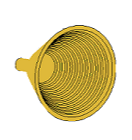 Conical corrugated horn antenna