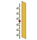 Sector inverted Amos antenna