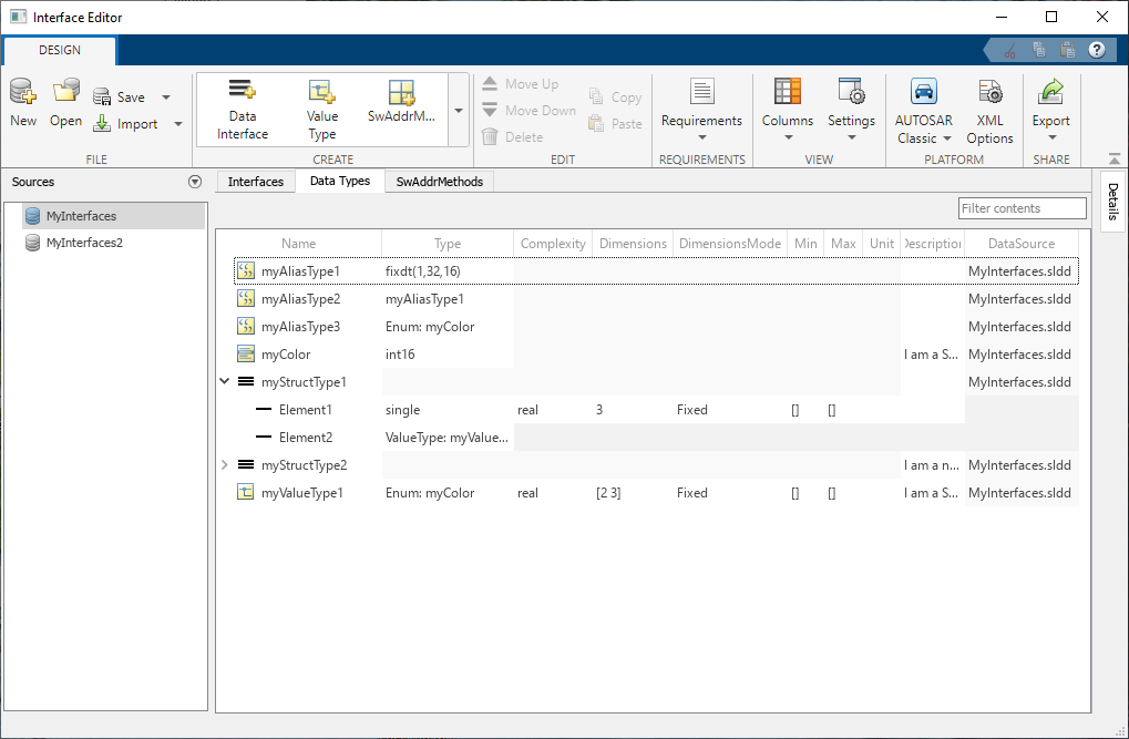 Image of standalone interface editor