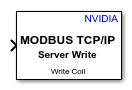 NVIDIA Modbus TCP/IP Server Write block icon