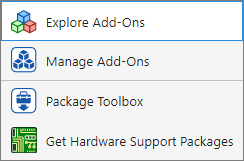 Open Add-On explorer.