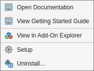 Complete setup task for the installed support package.