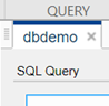 Data source tab named dbdemo