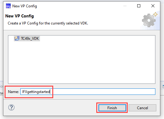 VP config