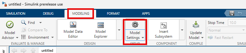 Hardware Settings