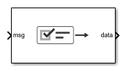 Block icon of interprocess data read.