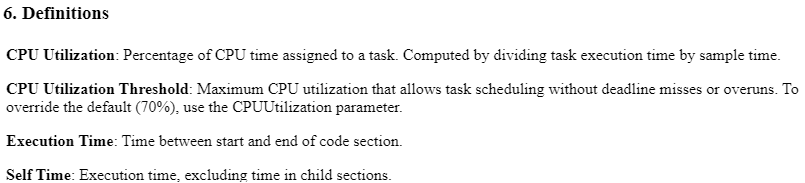 Report section shows definitions of some metrics.