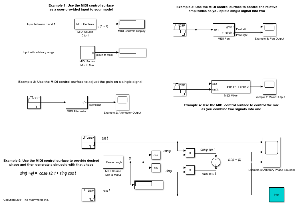 Using a MIDI Control Surface to Interact with a Simulink Model