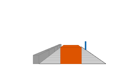 Figure contains an axes object. The hidden axes object with xlabel X (m), ylabel Y (m) contains 18 objects of type patch, line.