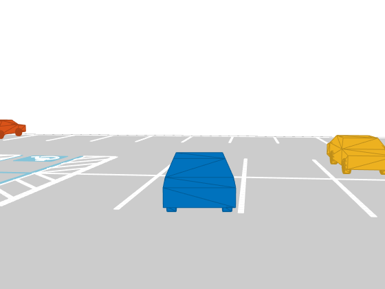 Visualize Automated Parking Valet Using Cuboid Simulation