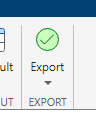 Export button for SA-CCR Analyzer app