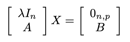 Determine Fixed-Point Types for Complex Least-Squares Matrix Solve with Tikhonov Regularization