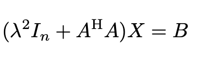 Determine Fixed-Point Types for Complex Q-less QR Matrix Solve with Tikhonov Regularization