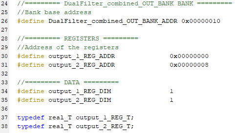 Auto-Generated Memory Map with Individual Address Option