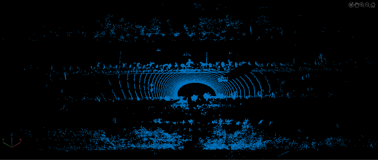 Transform Point Cloud Using Lidar Viewer