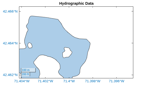 Figure contains an axes object with type mapaxes. The mapaxes object contains an object of type polygon.