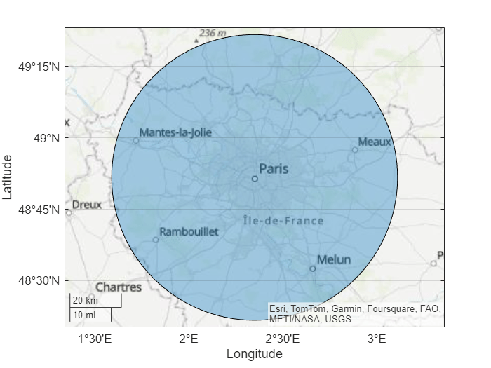 Figure contains an axes object with type geoaxes. The geoaxes object contains an object of type polygon.