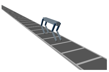 Quadruped Robot Locomotion Using DDPG Agent