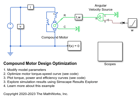 Compound Motor Design Optimization