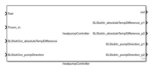Heat pump controller showing inputs and outputs