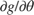 ${\partial g}/{\partial \theta}$