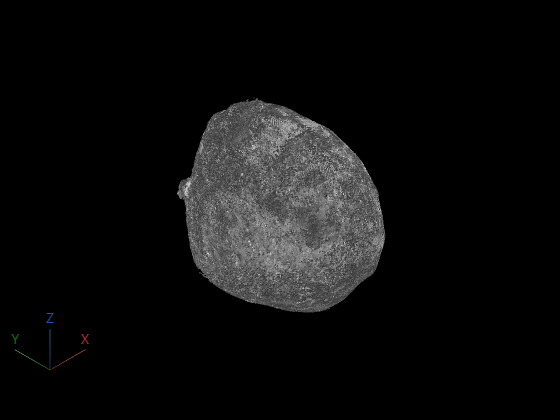 Dense 3-D Reconstruction of Asteroid Surface from Image Sequence
