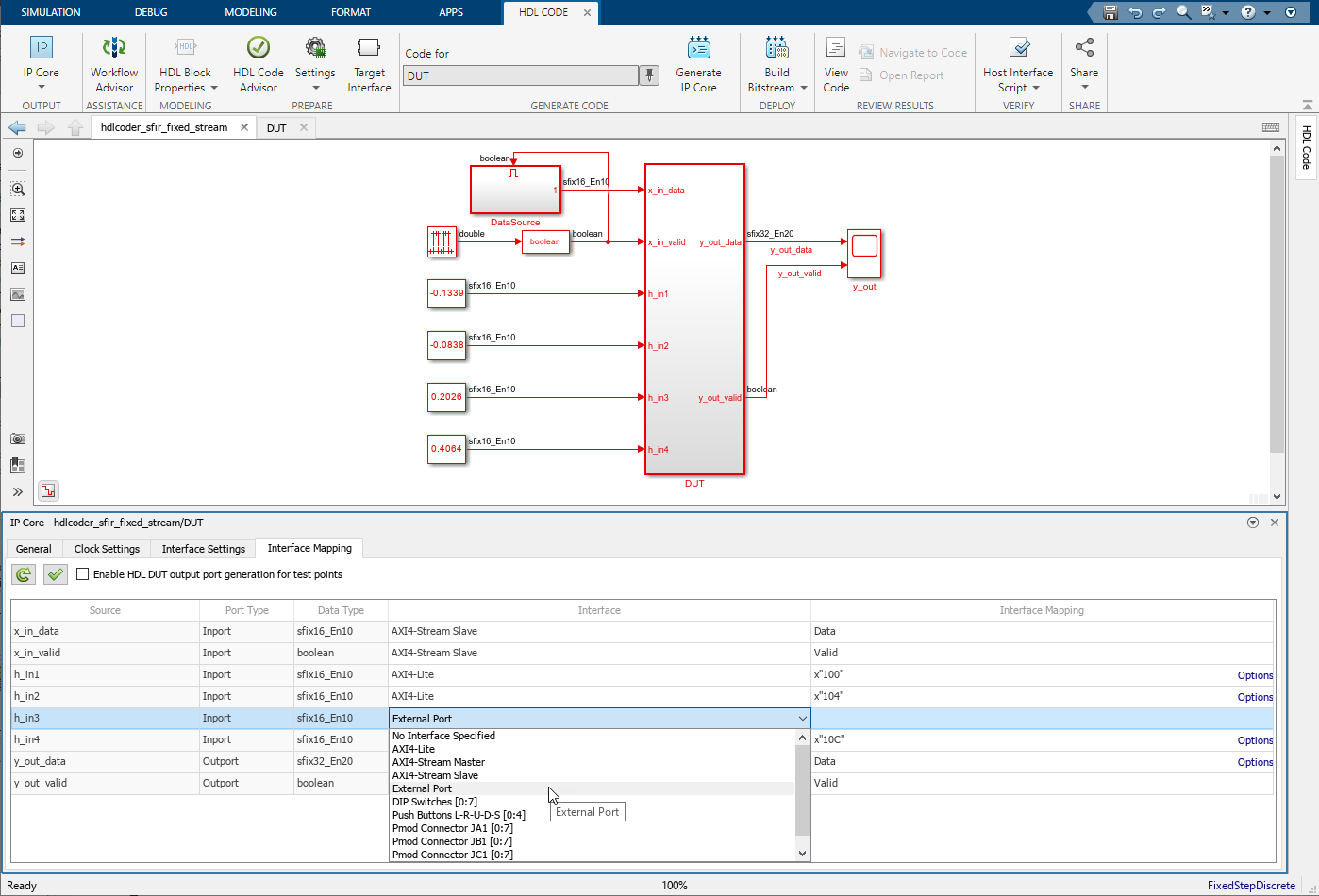 IP Core editor