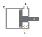 Single-Acting Actuator Schematic