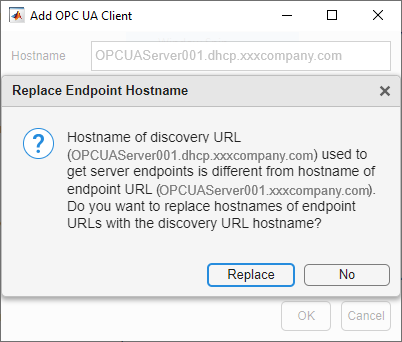 Replace endpoint URL hostname