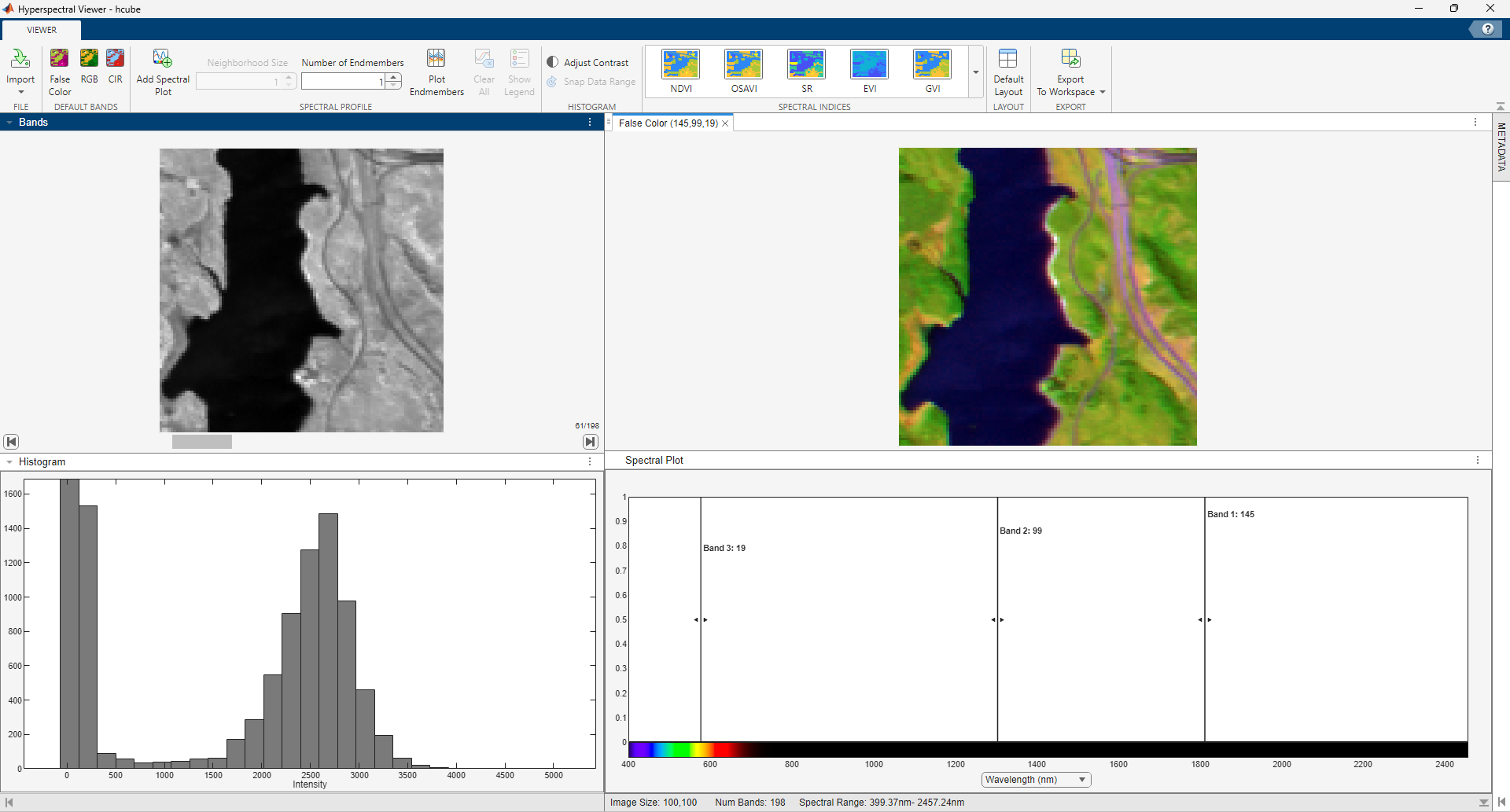 Hyperspectral Viewer app