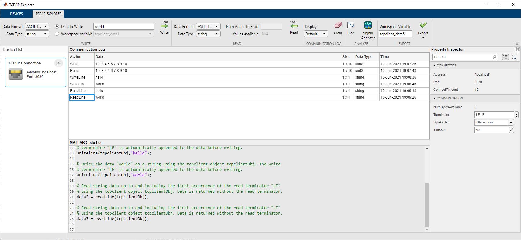 TCP/IP Explorer app