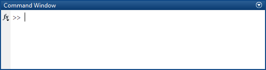 MATLAB Command Window
