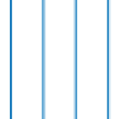 Four vertical lines that are uneven in thickness. Some of the lines are blurry.