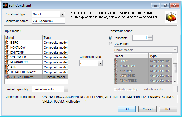 Edit constraint wizard with VGTSPEEDNorm selected